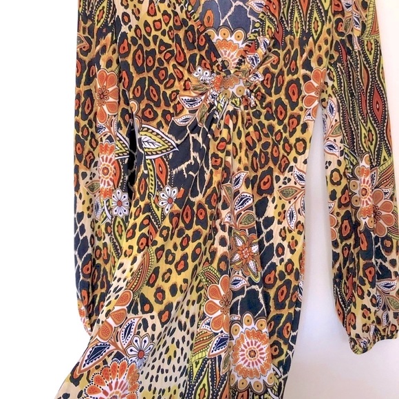 Wild Print Sexy Mini Dress - Picture 3 of 9